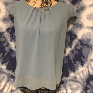 Baby blue top
